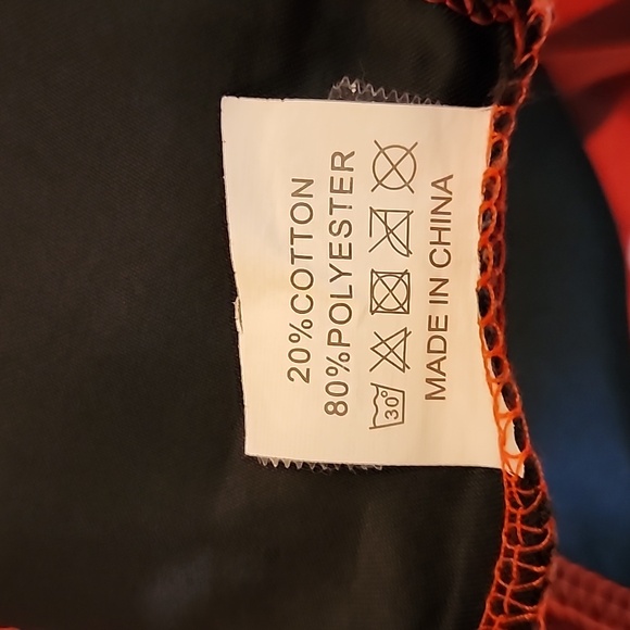 Santa Dress, Lightweight, Great for Christmas in July Party, Red, Black, Size SM - Picture 7 of 7